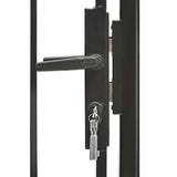 Garden Gate Woerden Steel 1x1.5 m Black 143060