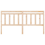 Bed Headboard 186x4x100 cm Solid Wood Pine 814109