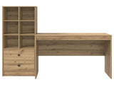 Desk with Drawer 2 pcs Artisan Oak 3337376