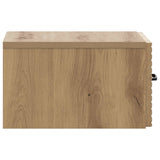 Wall-Mounted Bedside Cabinet 2 pcs Artisan Oak Engineered Wood 898614