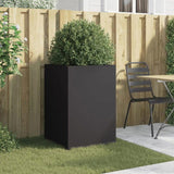 Planter Black 52x48x75 cm Steel 841583
