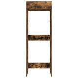 Wash Machine Cabinet with Storage Smoked Oak 67.5 x 68 x 200 cm 3422788