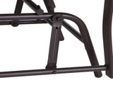 Gliding Jack and Jill Seat, with Glass-Top Table - Brown/Grey T3398P318718