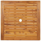 Garden Dining Set Wooden Brown Solid Acacia wood Compact Foldable 3058257