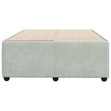 Bed Frame without Mattress Light Grey 120x200 cm Velvet 3285000