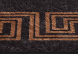 Rug Washable 120x180 cm Black and Gold 337930