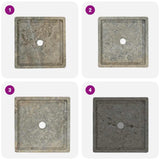 Sink Grey 40x40x10 cm Marble 149170