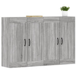Wall Mounted Cabinets 2 pcs Grey Sonoma Engineered Wood 3197991
