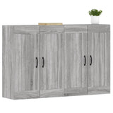 Wall Mounted Cabinets 2 pcs Grey Sonoma Engineered Wood 3197991
