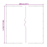 Plant Cover Transparent 5 x 8 m PE 3429285