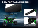 24V Electric Motorbike with Twist Grip Throttle, Music, Horn, 12" Pneumatic Tyres, 16km/h Max Speed T3398P348401