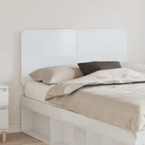 Headboard Gloss White Engineered wood 887906