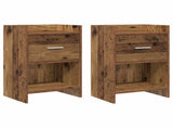 Bedside Tables 2 pcs Old Wood 40 x 30 x 60 cm Engineered Wood 8010992