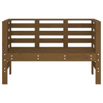 ZNTS Garden Bench Honey Brown 111.5x53x71 cm Solid Wood Pine 825138