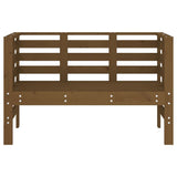 ZNTS Garden Bench Honey Brown 111.5x53x71 cm Solid Wood Pine 825138