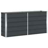 Planter Anthracite 160 x 40 x 75 cm Steel 42018187