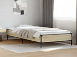 Bed Frame Sonoma Oak 80 x 200 cm Engineered Wood 8009119