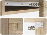 Wall-Mounted Side Table Sonoma Oak 87.5 x 34.5 x 17 cm 899347