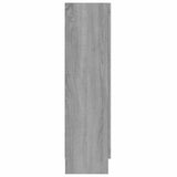 Vitrine Cabinet Grey Sonoma 82,5x30,5x115 cm Engineered Wood 815619