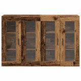 Wall Cabinets 2 pcs Old Wood 69.5 x 34 x 90 cm Engineered Wood 3334314