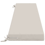 2-Piece Bench Cushions SOEST 2 pcs 100% Polyester White 950073