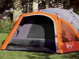 Camping Tent Dome 3-Person Grey and Orange Quick Release 4004224