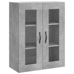 Highboard Concrete Grey 69.5x34x180 cm Engineered Wood 3198757