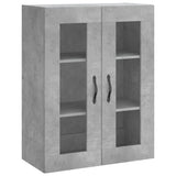 Highboard Concrete Grey 69.5x34x180 cm Engineered Wood 3198565