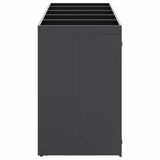 Wheelie Bin Storage for 5 Bins Anthracite 340 x 77.5 x 121.5 cm 3394746