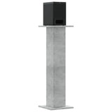 Speaker Stands 2 pcs Concrete Grey 30x30x95 cm Engineered Wood 852675