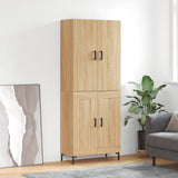 Highboard Sonoma Oak 69.5x34x180 cm Engineered Wood 3195790