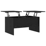 Coffee Table Black Oak 102 x 50.5 x 46.5 cm Engineered Wood 879455