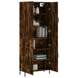 Highboard Smoked Oak 69.5x34x180 cm Engineered Wood 3195688