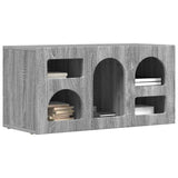 TV Cabinet Grey Sonoma 80 x 35 x 40 cm Engineered Wood 891280