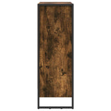 Book Cabinet Smoke Oak 80 x 30 x 86.5 cm Engineered Wood 886410
