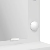 Dressing Table White 50 x 41 x 135 cm Engineered Wood 865091