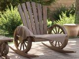 Rocking Adirondack Chairs 2 pcs Solid Wood Fir 3207120