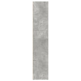 Bookcase Concrete Grey 80x30x152 cm Engineered Wood 857943