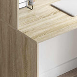 Desk with Shelf Sonoma oak 102 x 50 x 124 cm Engineered wood 869356