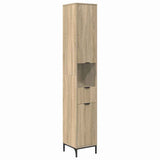 Bathroom Cabinet with Drawer Sonoma Oak 31.5 x 33 x 190 cm 883406