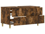 Bathroom Sink Cabinet DELFT Smoked Oak 82 x 41x 59 cm 897020