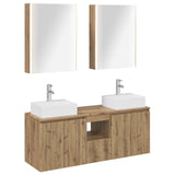 Bathroom Cabinet Set 5 pcs Artisan Oak Engineered Wood 3406414