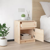 Bedside Cabinets 2 pcs 40x31x50 cm Solid Pinewood 808124