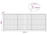 Gabion with 3.5 mm Wire and 10x10 cm Mesh 300x30x150 cm 3463224