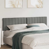 Upholstered Headboard White and Light Grey 180 cm 880167
