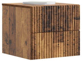 Wall-Mounted Bedside Cabinet Old Wood 33 x 34.5 x 40 cm 898481