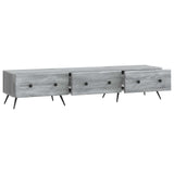 TV Cabinet Grey Sonoma 147 x 34.5 x 30 cm Engineered Wood 895631