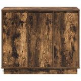 LED Sideboard Smoked Oak 90 x 32 x 75 cm Engineered Wood 869678