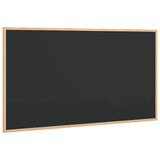 Chalkboard with Solid Pine Wood Frame Black 100x55 cm 4017414