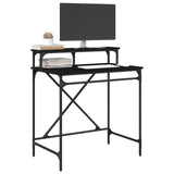 Desk Black Oak 80 x 50 x 90 cm Engineered Wood 881281